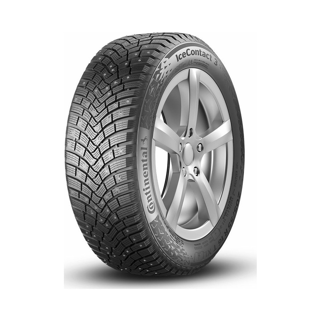 285/45  R20  Continental IceContact 3 TA шип FR 112T XL Вид 0